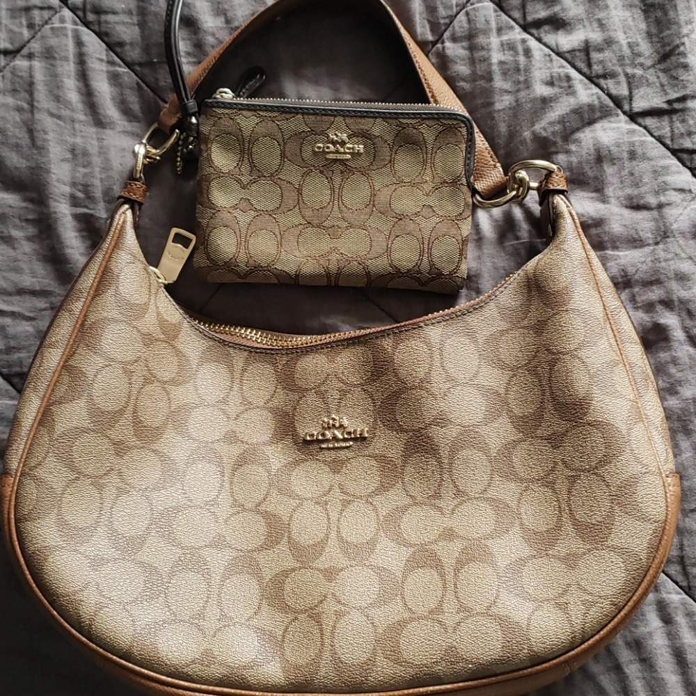 Coach bag and wristlet